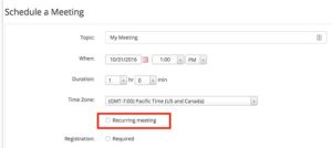 How Do You Create a Recurring Zoom Meeting?